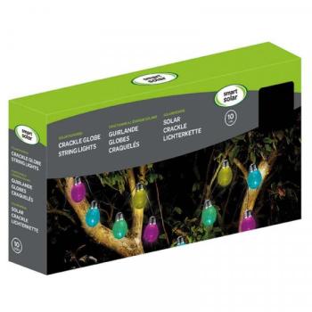 Preview: Eureka! Crackle Solar Lichterkette - 10 Glühbirnen